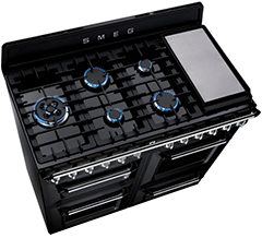 Smeg TR4110IBL – профессиональный варочный центр